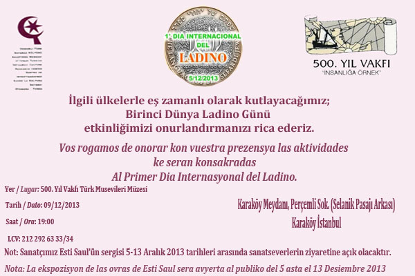 The First International Ladino Day Is Celebrated In The Museum