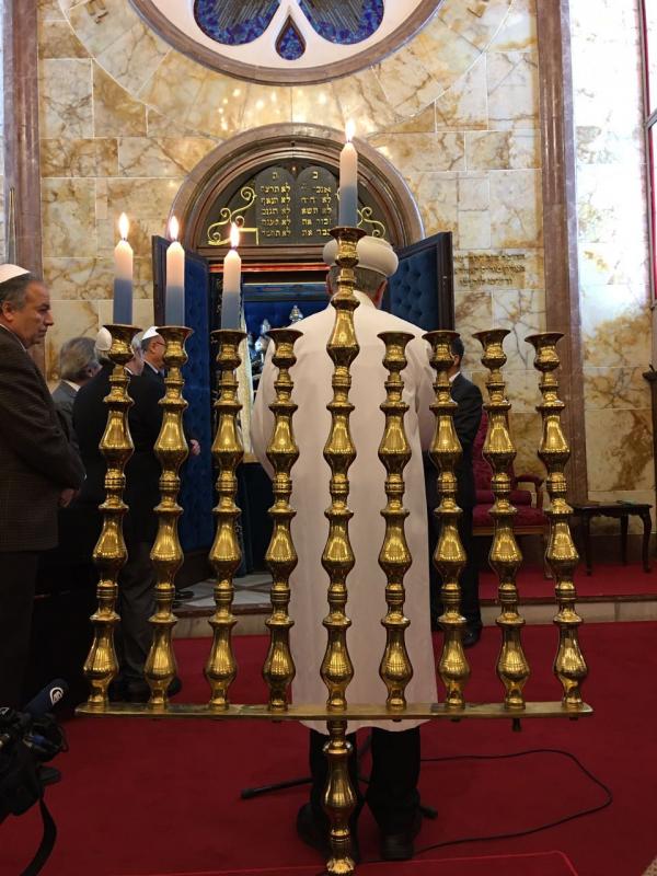 We Lit The Hannukkah Candles For 